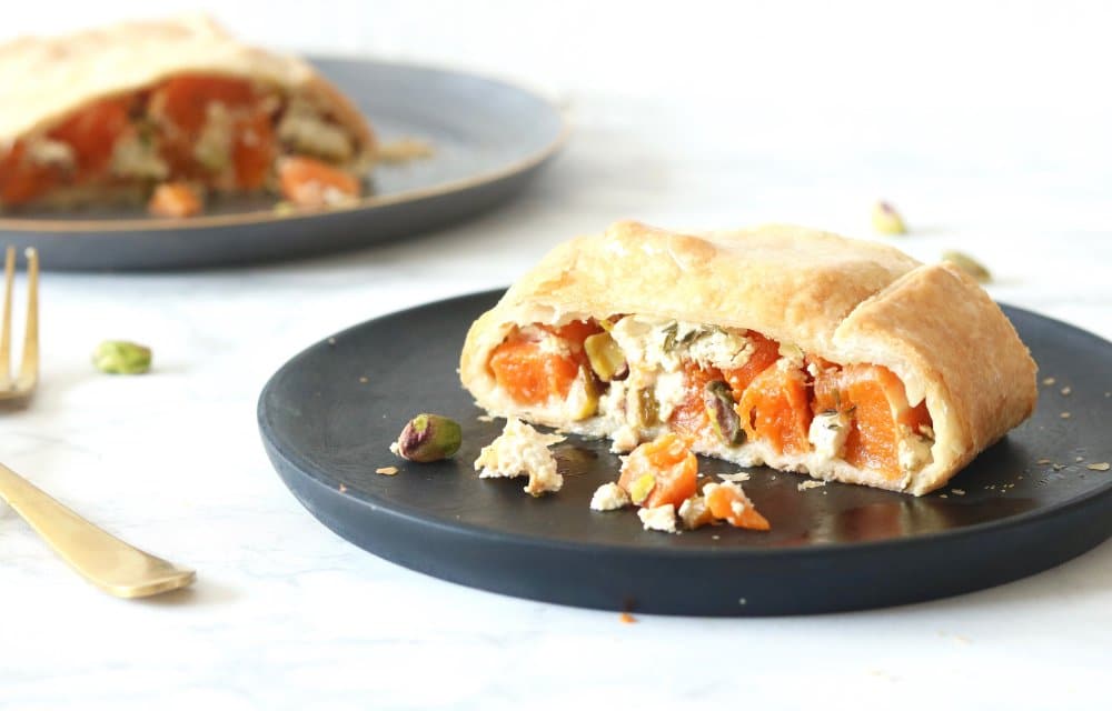 bladerdeegrol met pompoen CHICKSLOVEFOOD