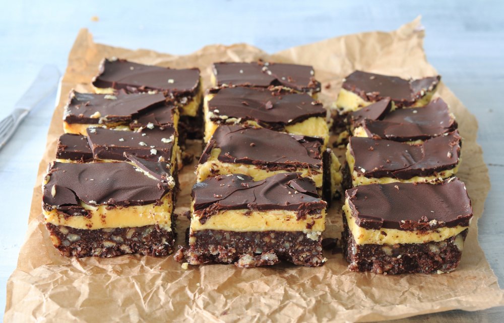 NANAIMO BARS RECEPT - CHICKSLOVEFOOD
