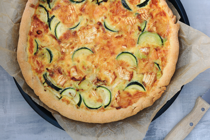 QUICHE MET CAMEMBERT EN COURGETTE - CHICKSLOVEFOOD