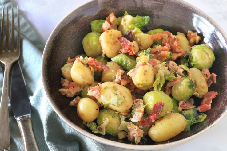 SPRUITJES MET PANCETTA EN KRIELTJES - CHICKSLOVEFOOD