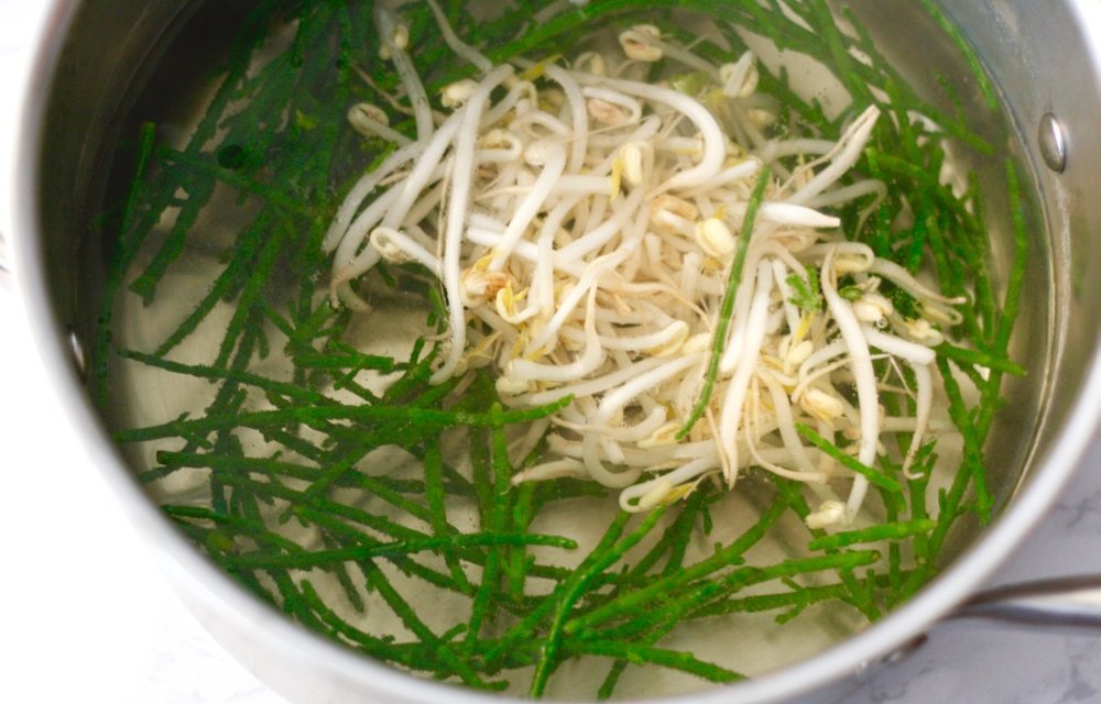 zeekraal-tauge-blancheren-chickslovefood