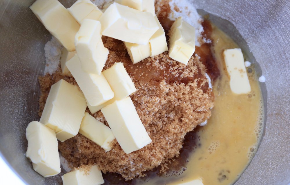 ingredienten appel-noten taart bodem | CHICKSLOVEFOOD