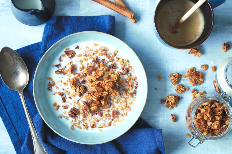 granola met pompoen