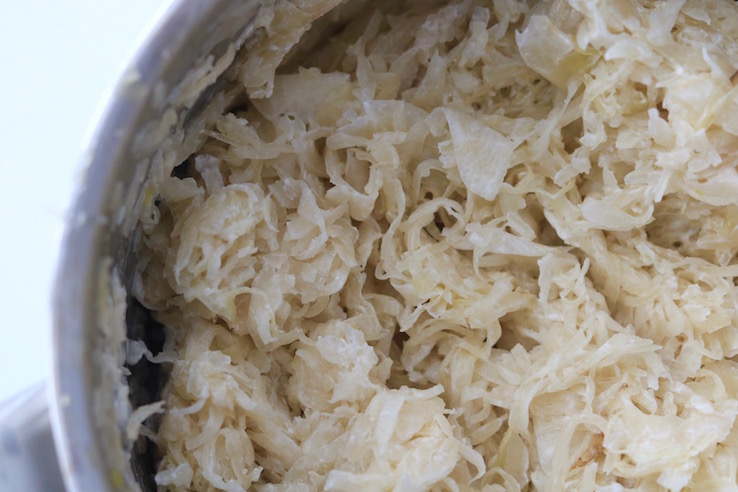 zuurkool met creme fraiche CHICKSLOVEFOOD