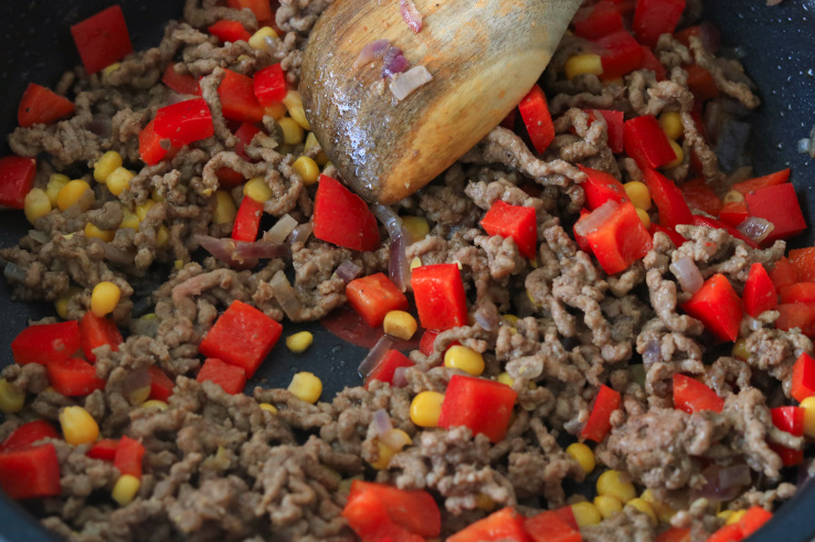 gehakt-ui-paprika-mais-bakken-chickslovefood