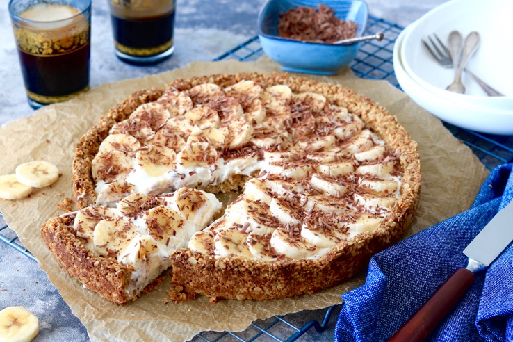 gezondere banoffee ontbijttaart