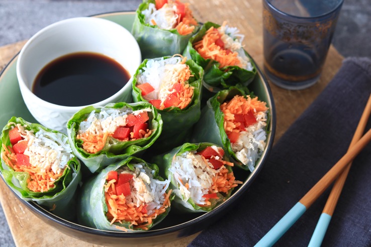 springrolls-pulled-chicken1-chickslovefood