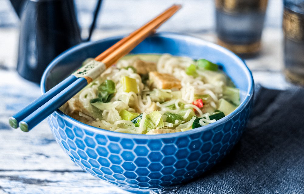 makkelijke noedelsoep zonder vlees