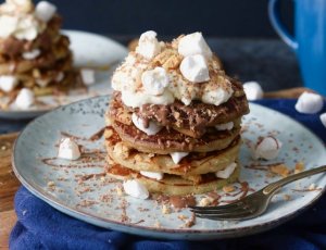 Rocky road pancakes