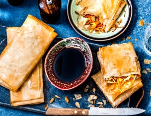 Chinese loempia's uit de oven