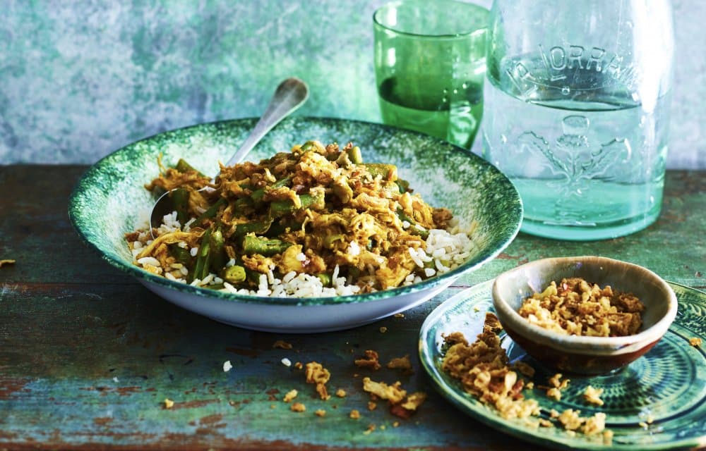 pulled chicken curry