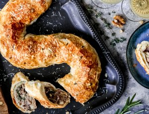 Hartige bladerdeeghapjes