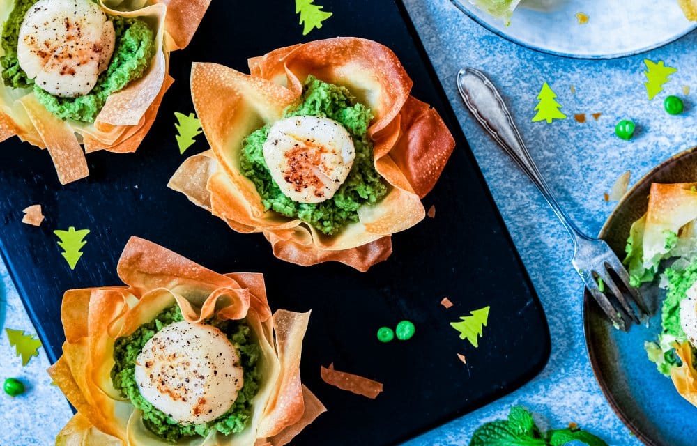 voorgerecht met coquilles