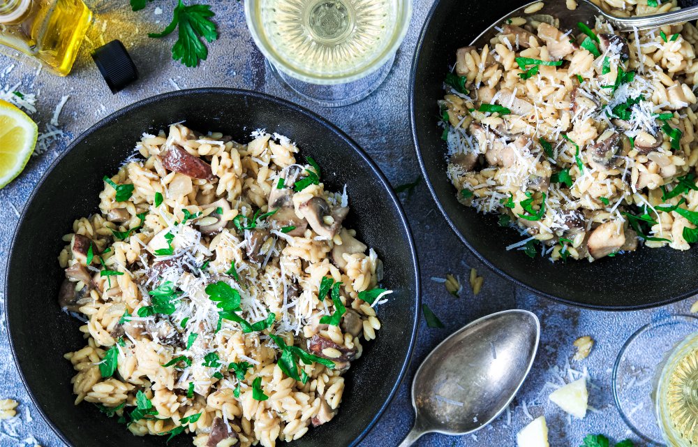 Orzo funghi