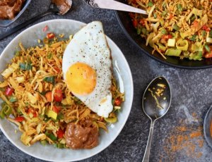 Vegetarische nasi - 10x rijst