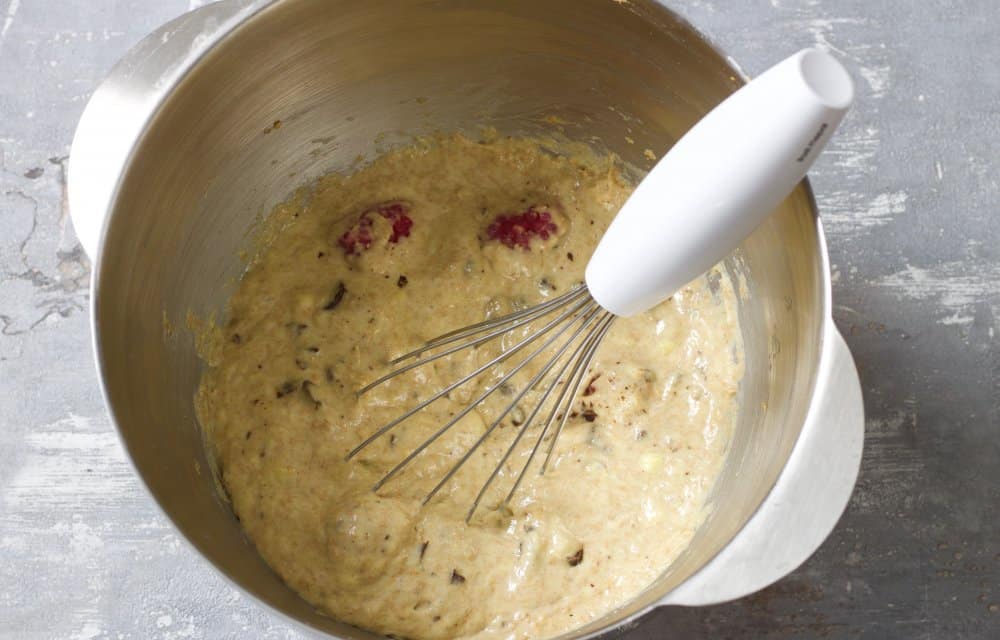 Bananenbrood met frambozen - Stap1 - Chickslovefood