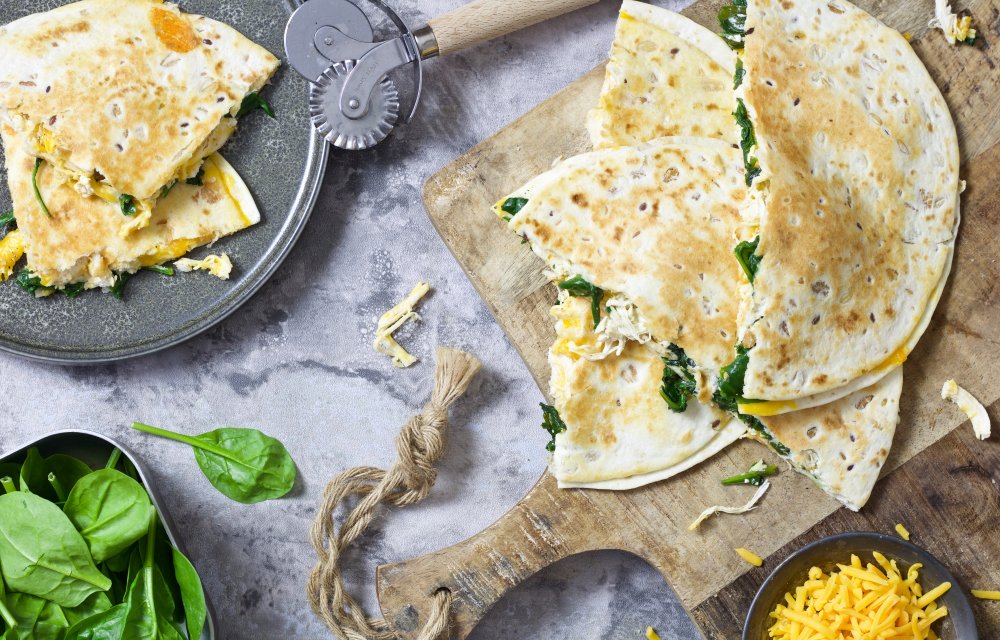 Quesadilla's met pulled chicken - Eindfoto2 - Chickslovefood