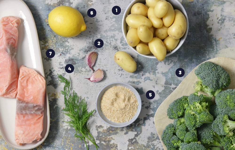 Zalm met kruidenkorst - Ingrediënten1 - Chickslovefood