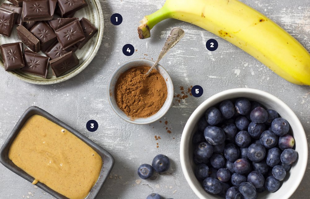 Gezondere pindakaas-choco mousse - Ingrediënten1 - Chickslovefood