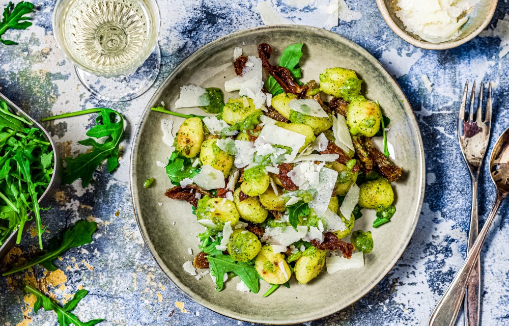 gnocchi met rucolapesto