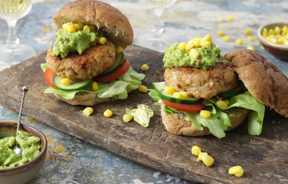 Mexicaanse kipburger met guacamole - Eindfoto1 - Chickslovefood