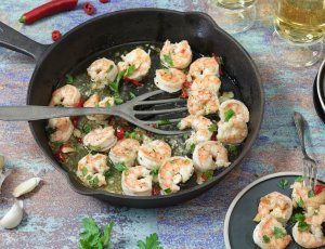 Gambas al ajillo - Eindfoto1 - Chickslovefood