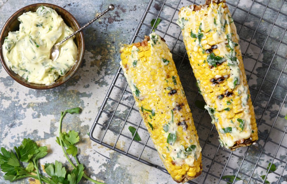 maiskolven met kruidenboter - ZELF MAKEN