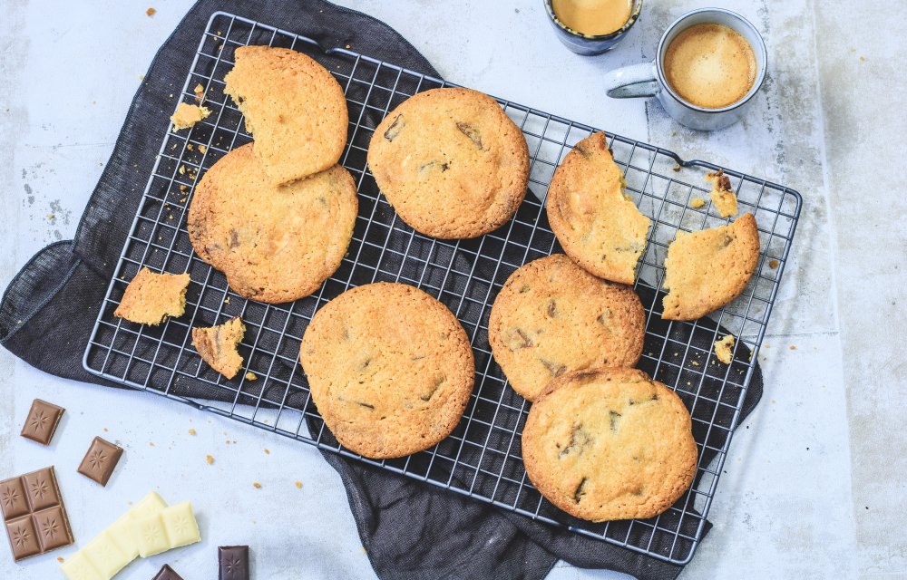 triple chocolate cookies