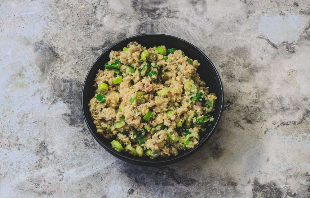 Courgette met gezonde tonijnsalade