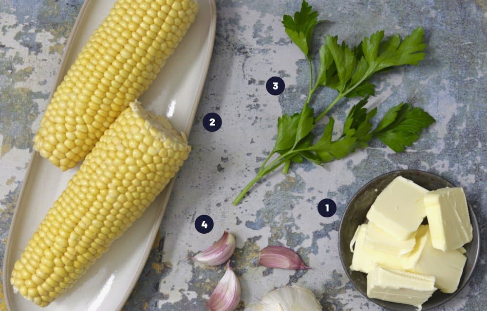 Maiskolven met kruidenboten - Ingrediënten2 - Chickslovefood