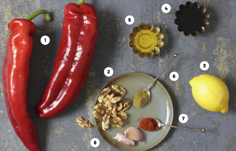 Muhammara - Ingrediënten1 - Chickslovefood