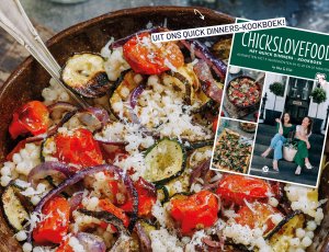 Parelcouscous met gegrilde groenten - Eindfoto - Chickslovefood