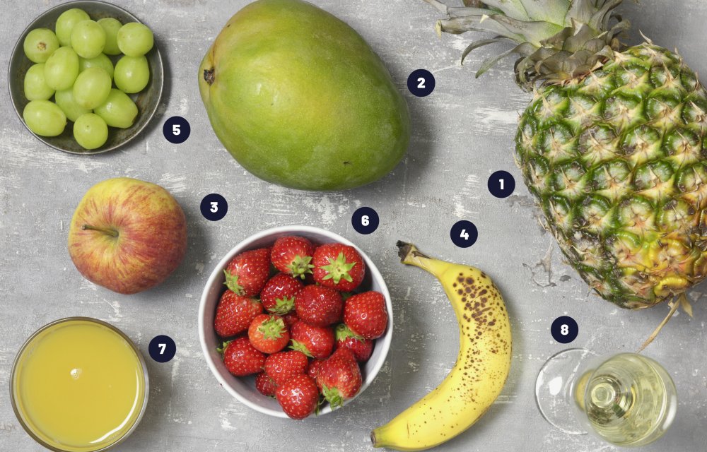 Vruchtenbowl - Ingrediënten1 - Chickslovefood