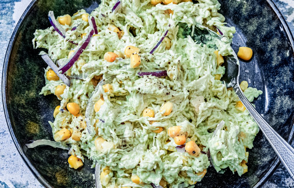 kip-avocado salade