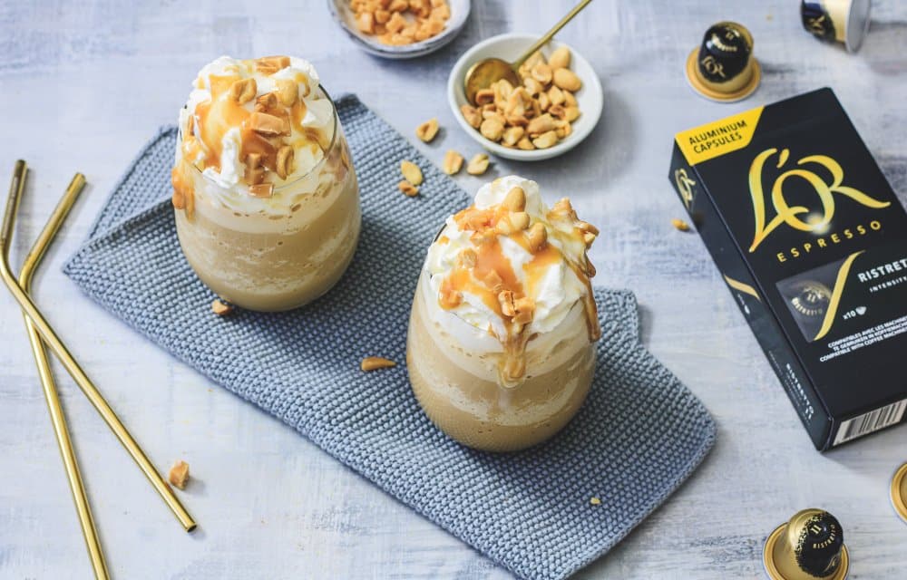 salted caramel ijskoffie