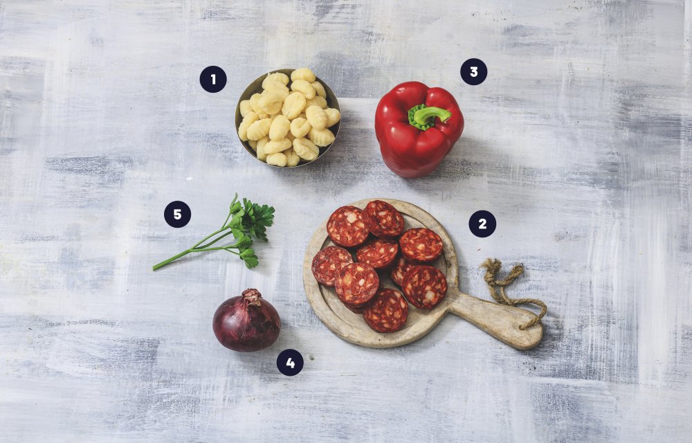 gnocchi met chorizo