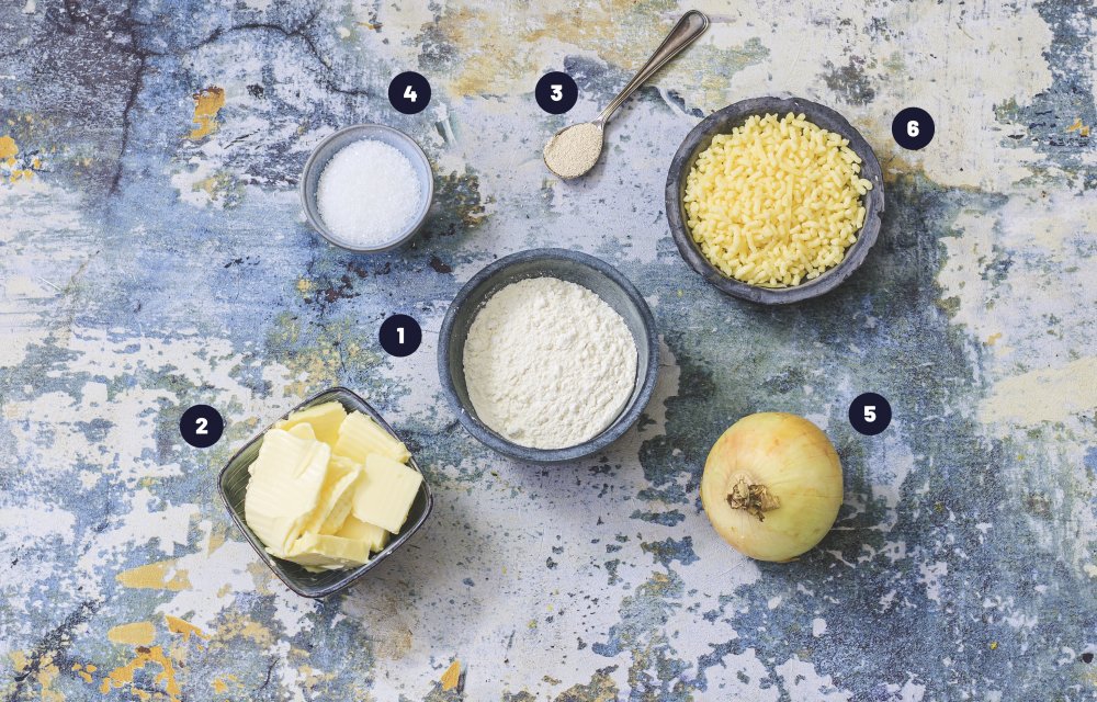 kaas-uienbrood zelf maken