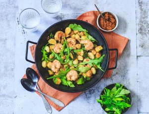 gnocchi met garnalen