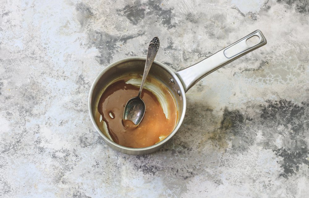 salted caramel blondies