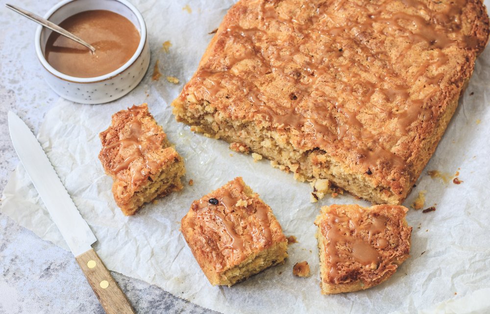 salted caramel blondies