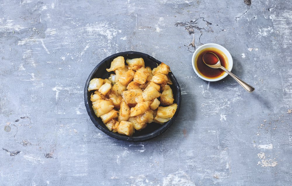 udonnoedels met kabeljauw