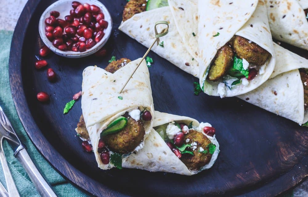 Wraps met falafel