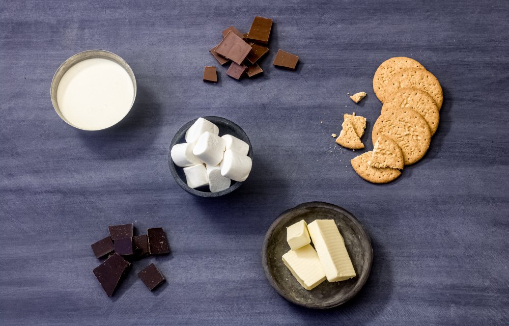 Rocky road chocoladetaart