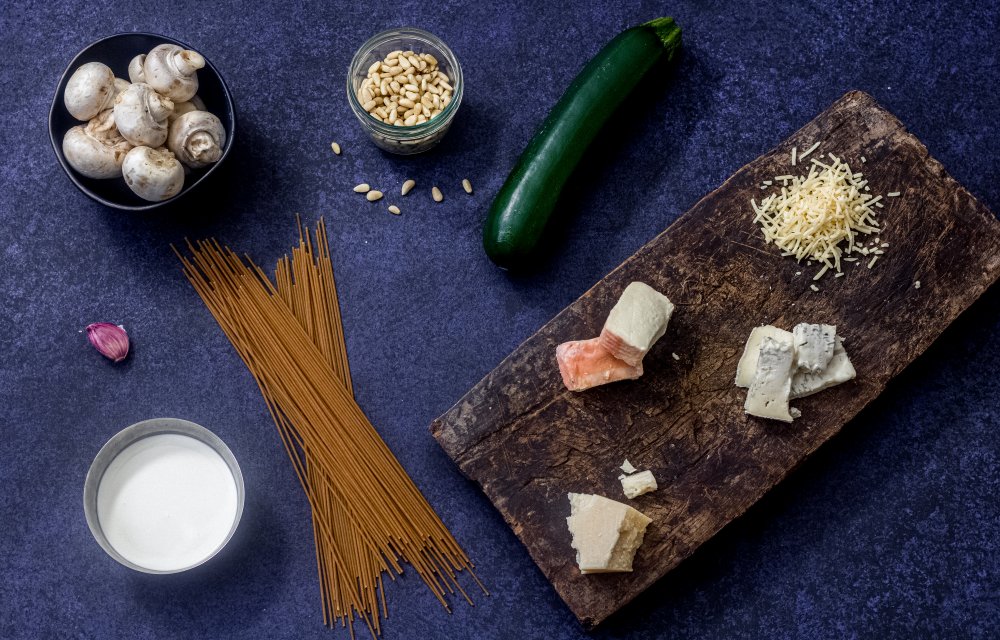 pasta quattro formaggi