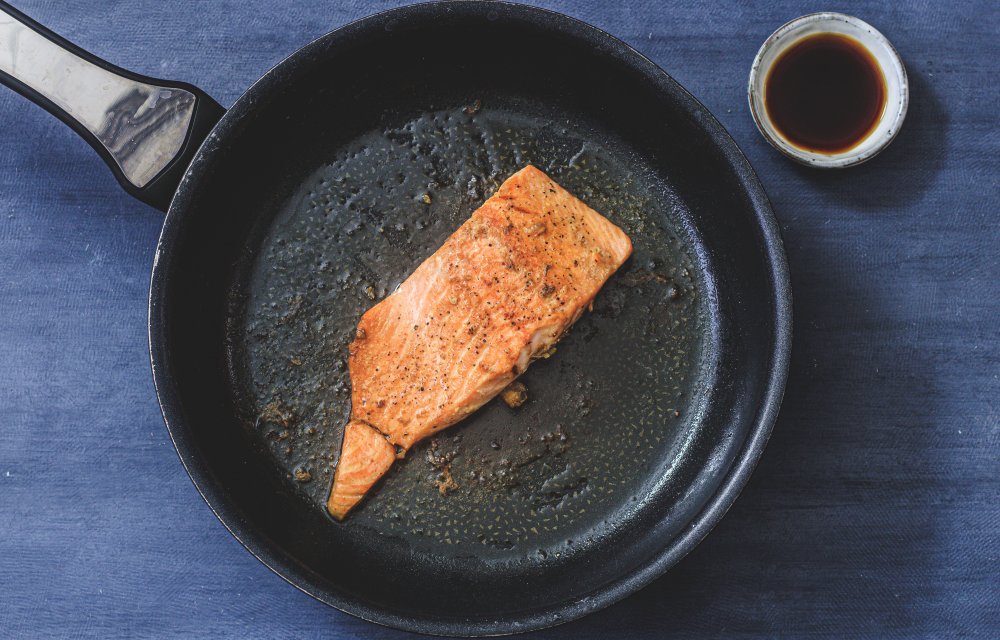 bloemkoolrijst met zalm