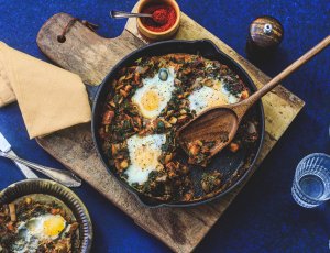 shakshuka met boerenkool