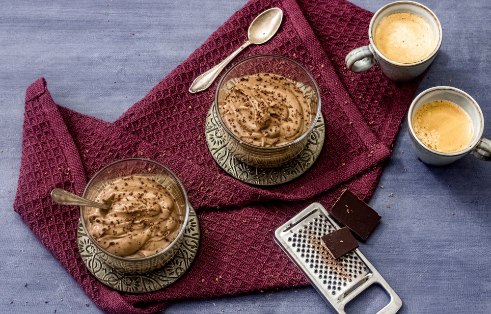 gezonde chocoladepudding