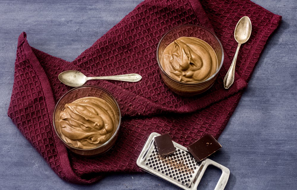 gezonde chocoladepudding