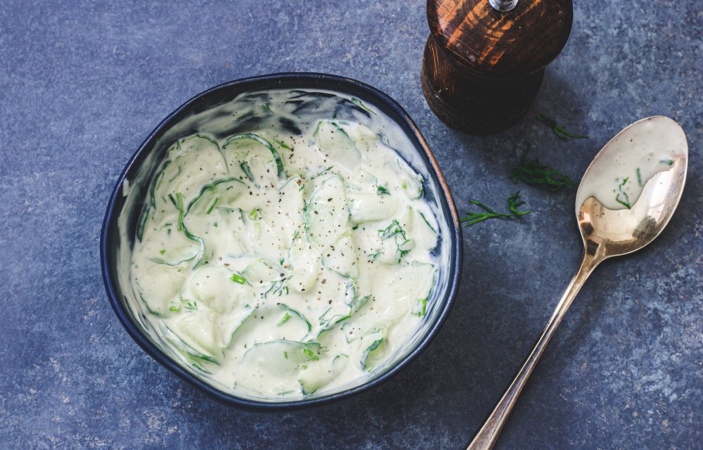 gezonde komkommersalade