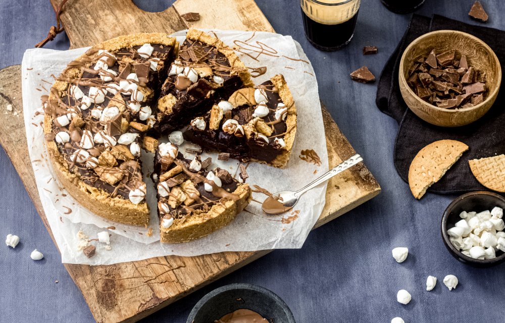 Rocky road chocoladetaart